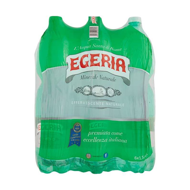acqua egeria 6x1,5 ACQUA EGERIA legger.frizzante(6x1,5Lt) - immagine 1